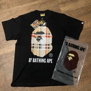 Burberry x Bape black t shirt